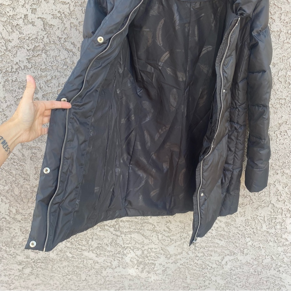 HAWKE & CO Black Down Puffer Coat - Picture 7 of 8
